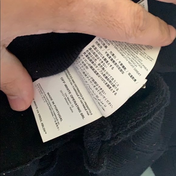 Off white crew neck size large - Picture 4 of 6